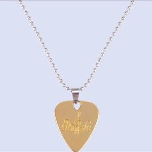 Guitar pick necklace